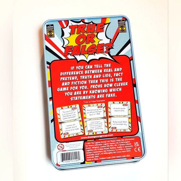 True Or False Hilarious Trivia Game - Picture 2 of 2